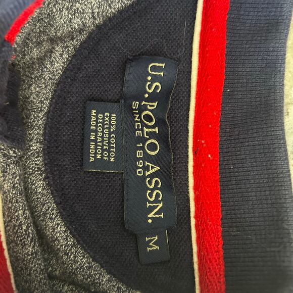 US Polo Assn shirt- size Medium- striped short sleeve - Picture 4 of 6
